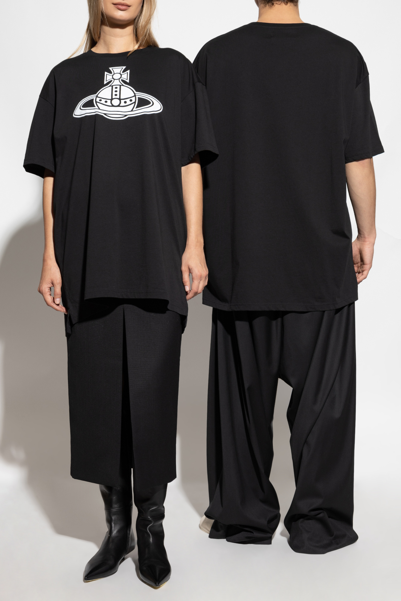Black Oversize T-shirt Vivienne Westwood - Vitkac AS